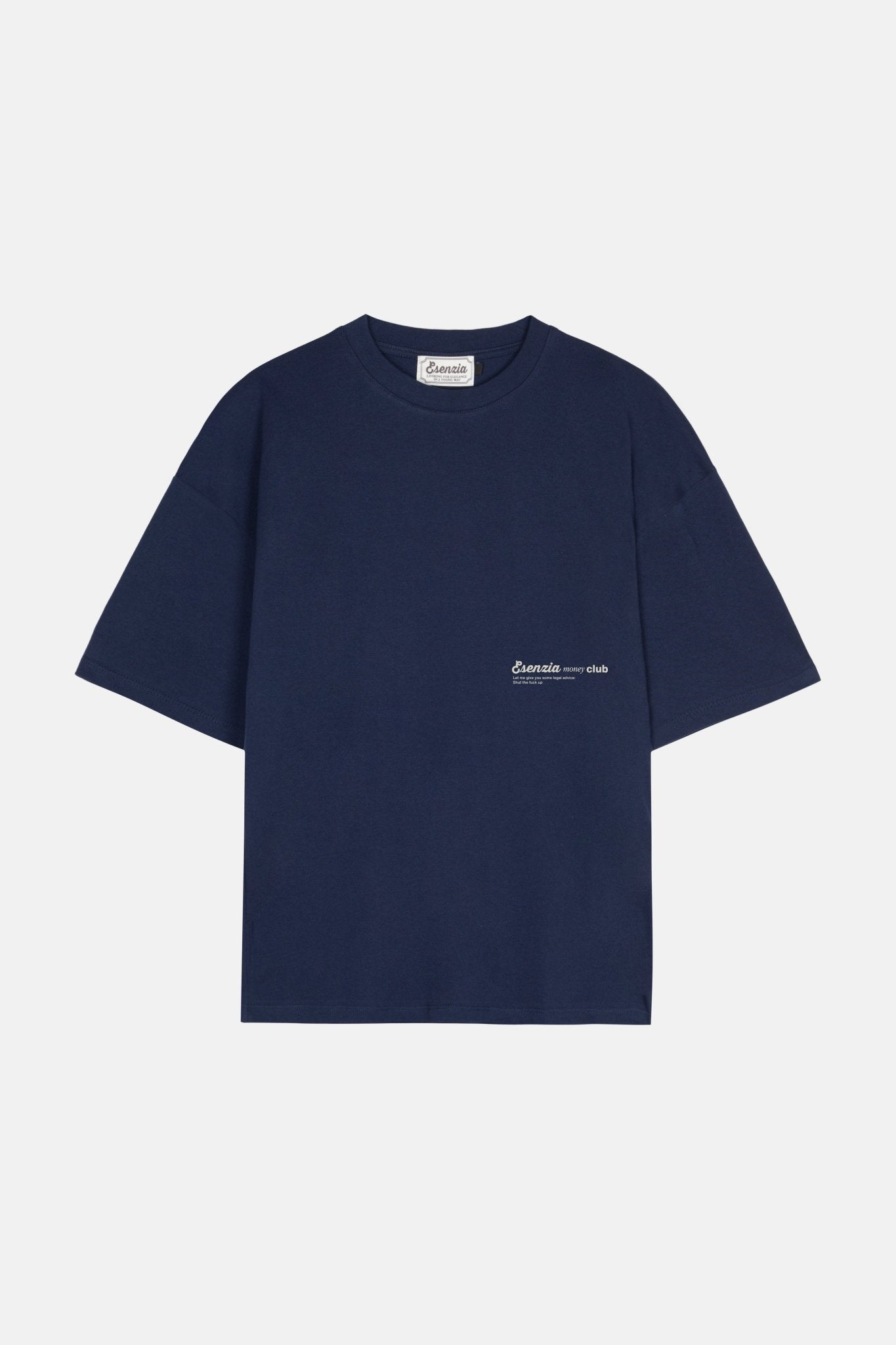 DARK BLUE WOLF TEE - Esenzia