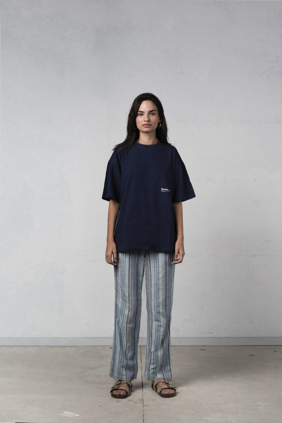 DARK BLUE WOLF TEE - Esenzia