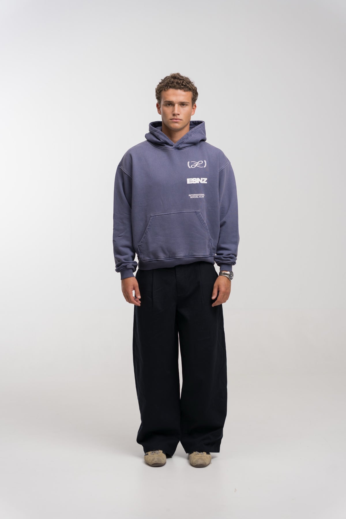 DENIM SOZIAL HOODIE