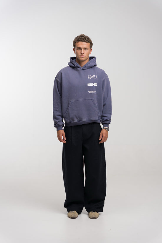 DENIM SOZIAL HOODIE
