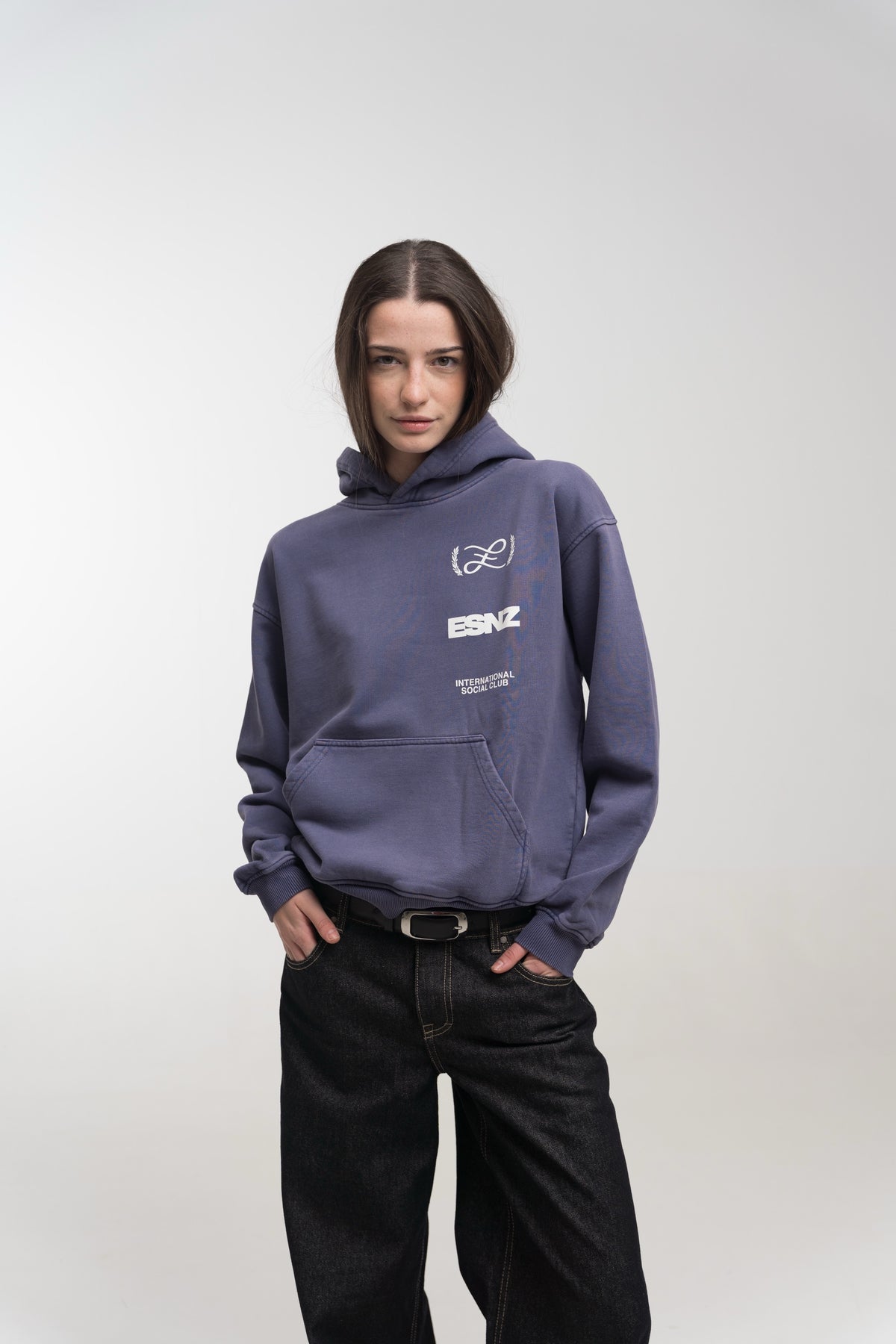 DENIM SOZIAL HOODIE