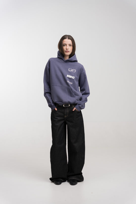 DENIM SOZIAL HOODIE