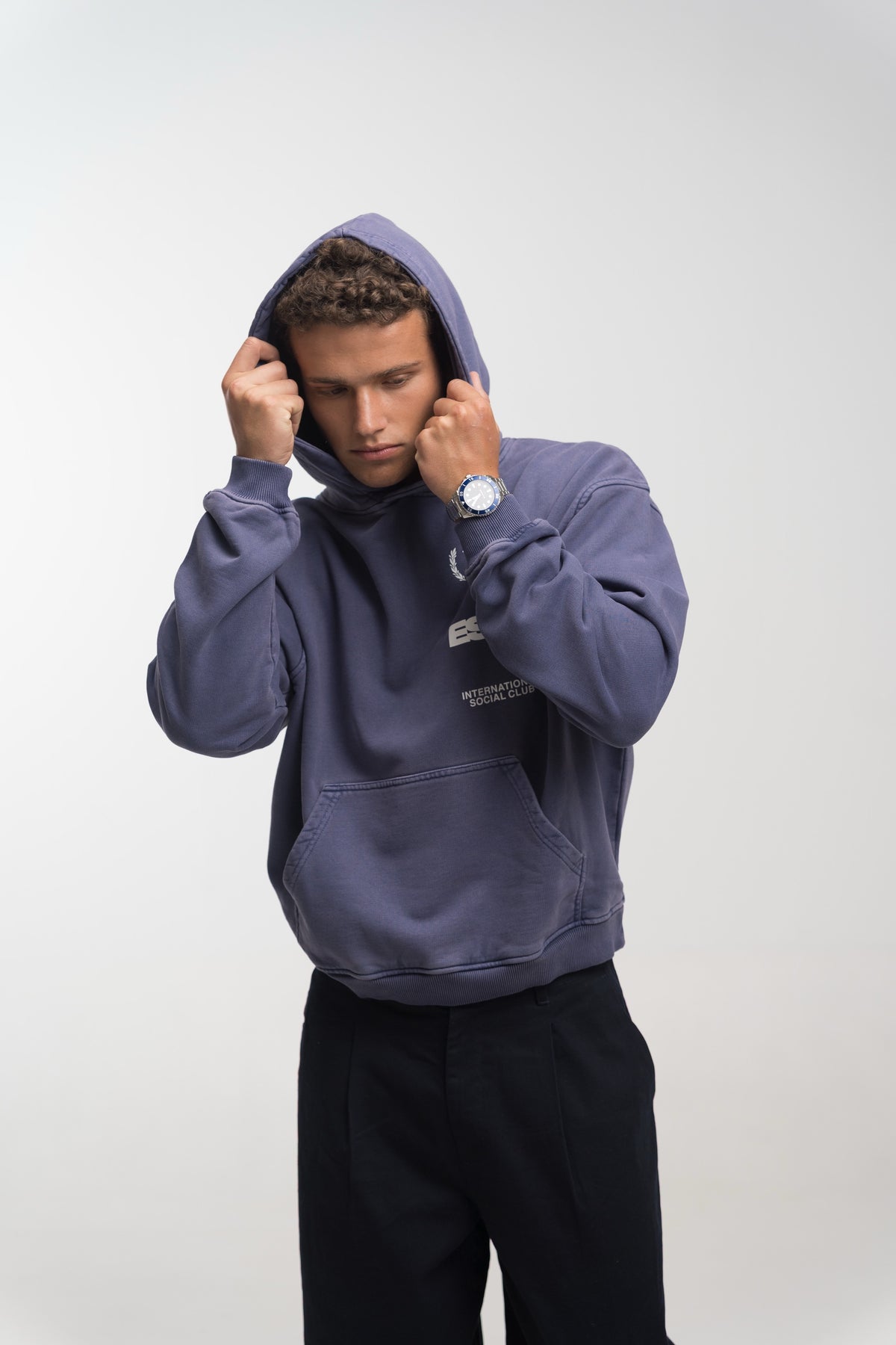 DENIM SOZIAL HOODIE