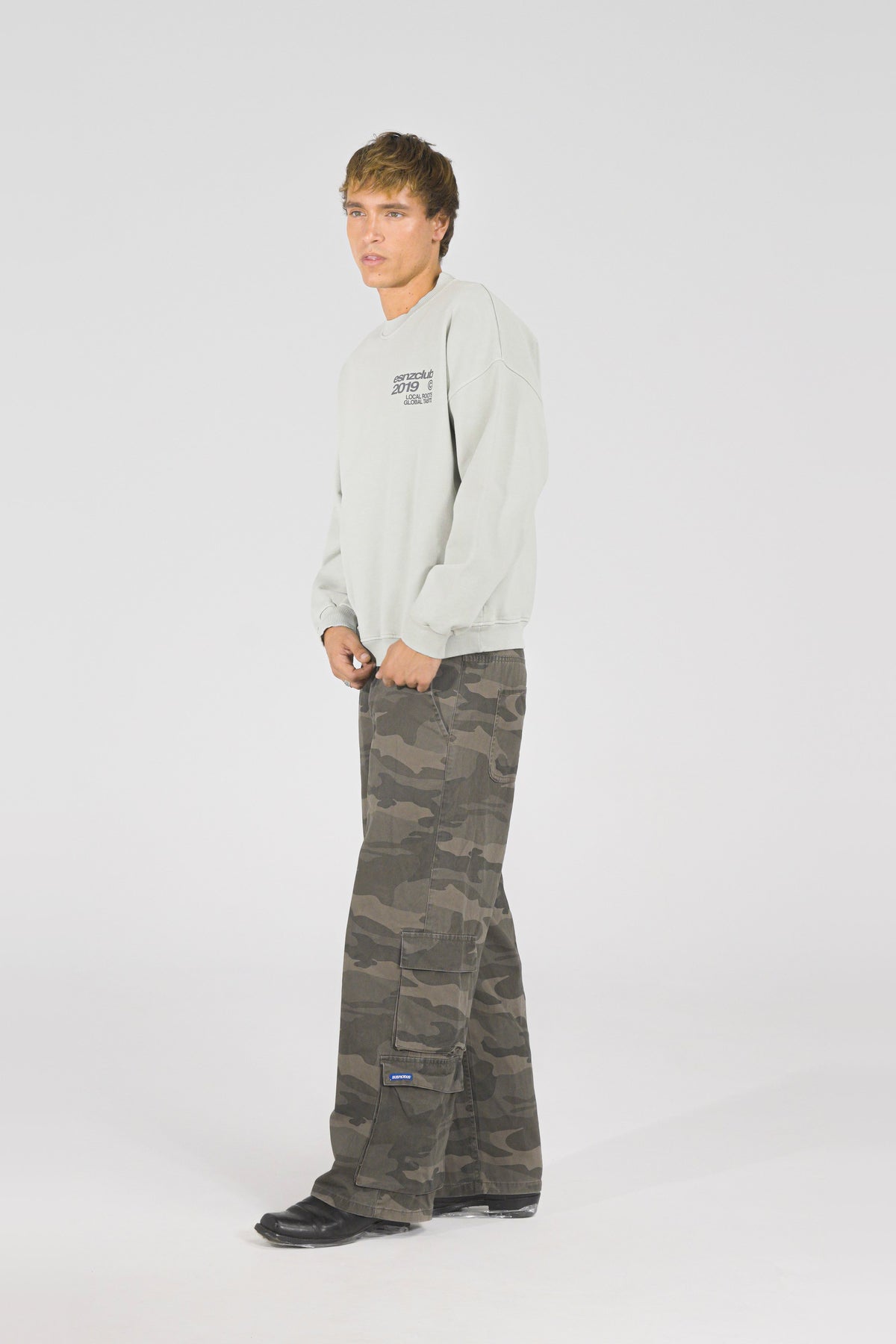 Dove Native Crewneck — side