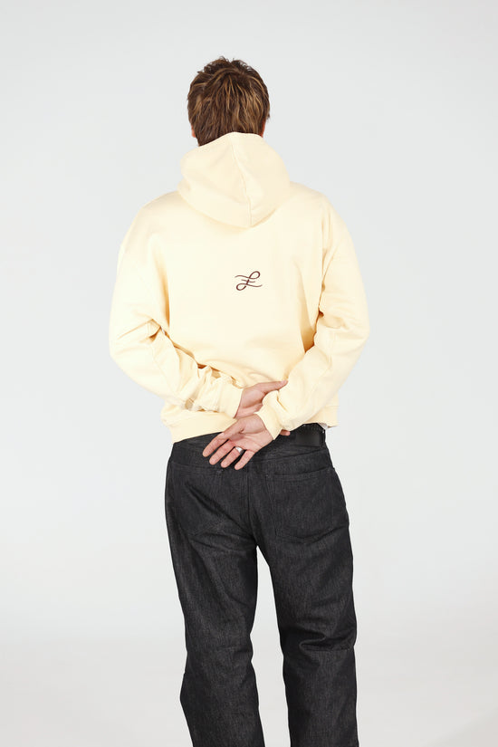 Dune Supply Hoodie — back, on model