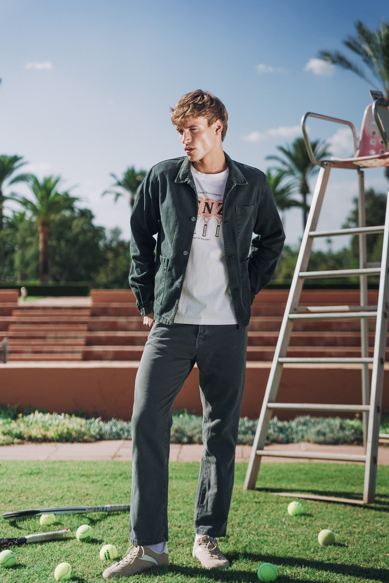 GREEN STANDARD OVERSHIRT