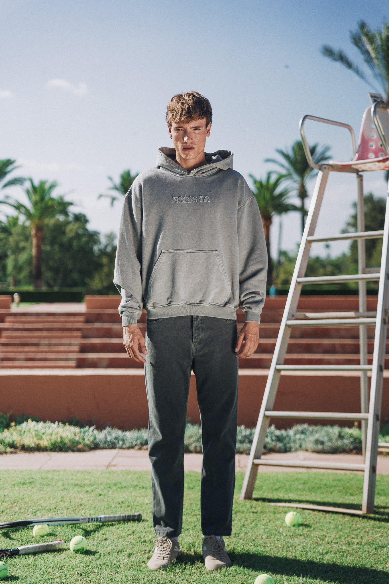 GREEN BASELINE HOODIE