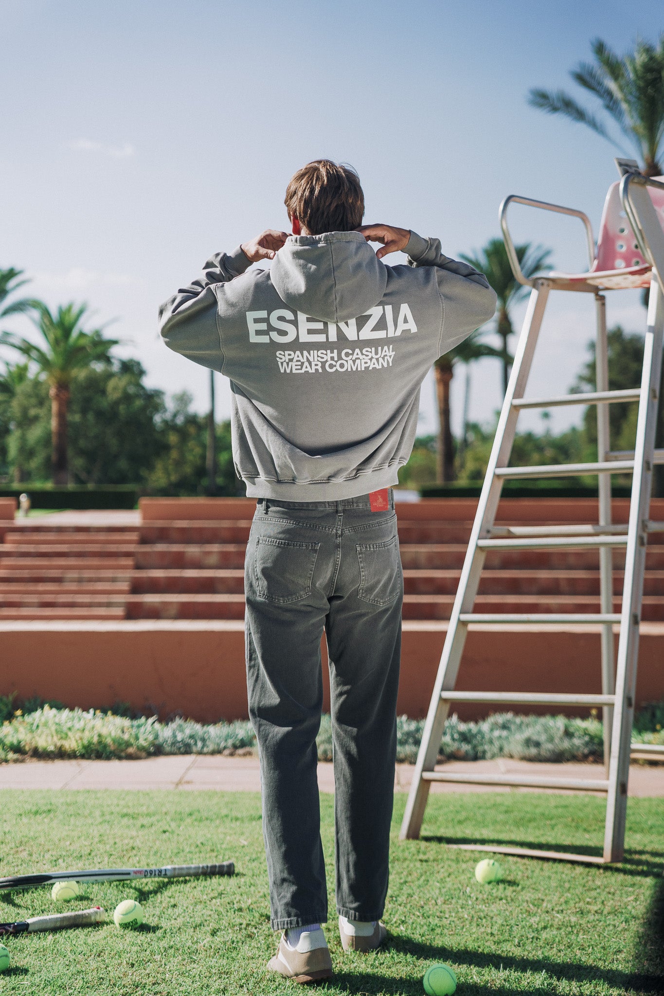 GREEN BASELINE HOODIE