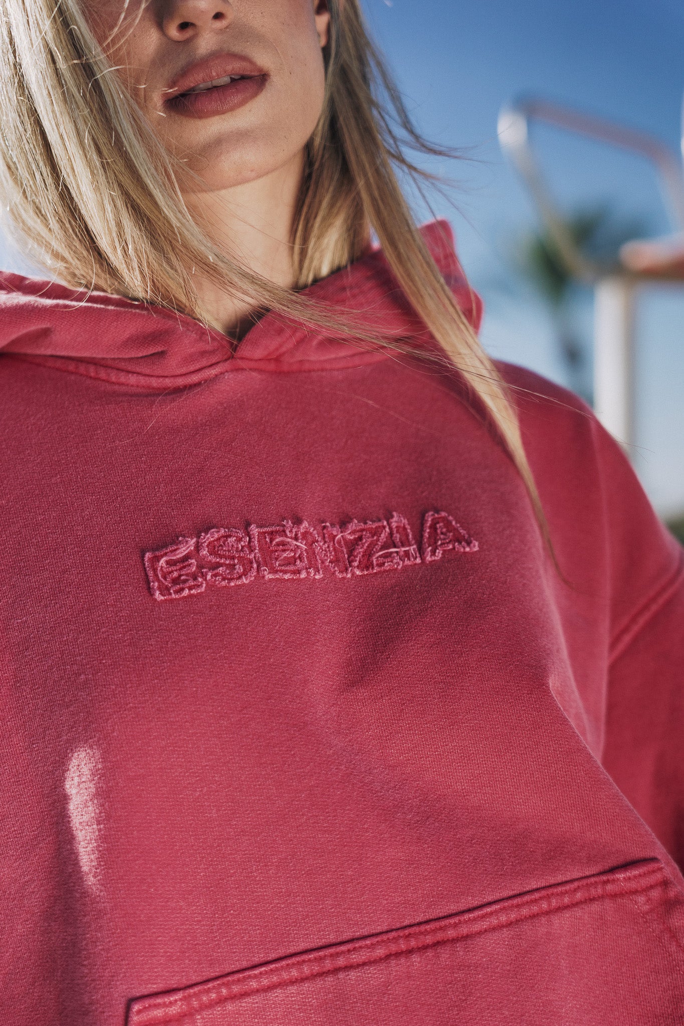 PINK BASELINE HOODIE