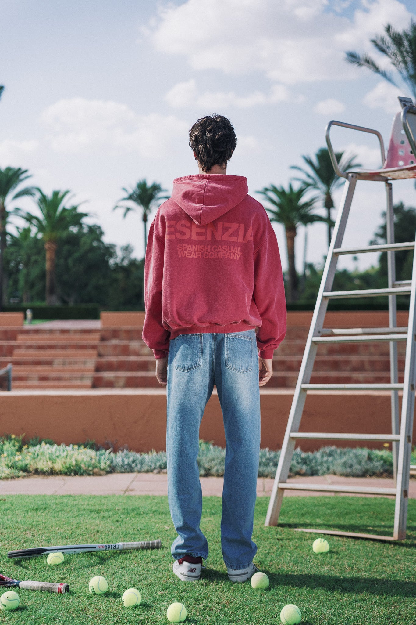 PINK BASELINE HOODIE