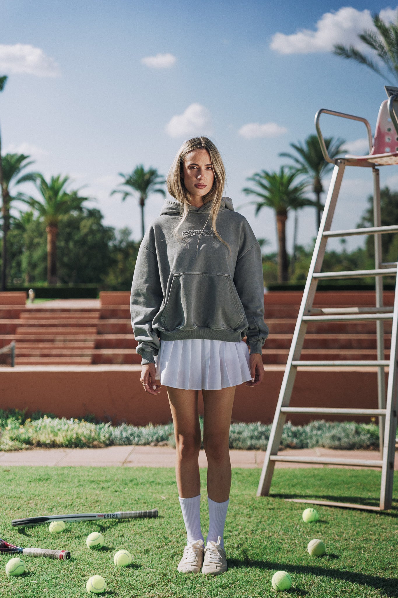 GREEN BASELINE HOODIE