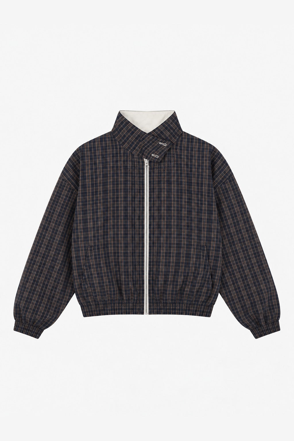 SAND FLIPSIDE JACKET · reverso cuadros, delante (digital)