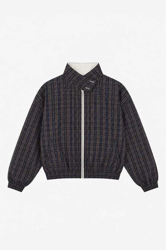 SAND FLIPSIDE JACKET · reverso cuadros, delante (digital)