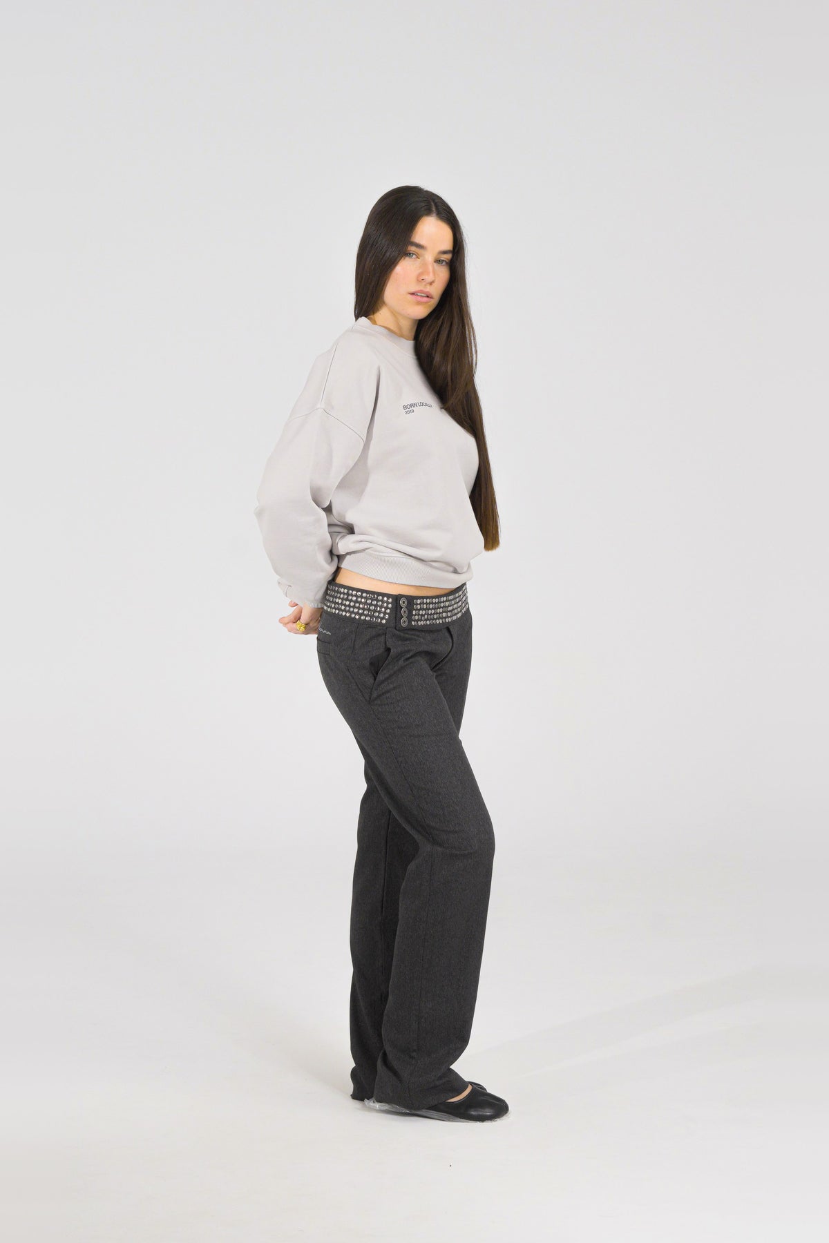 Fog District Crewneck — on model