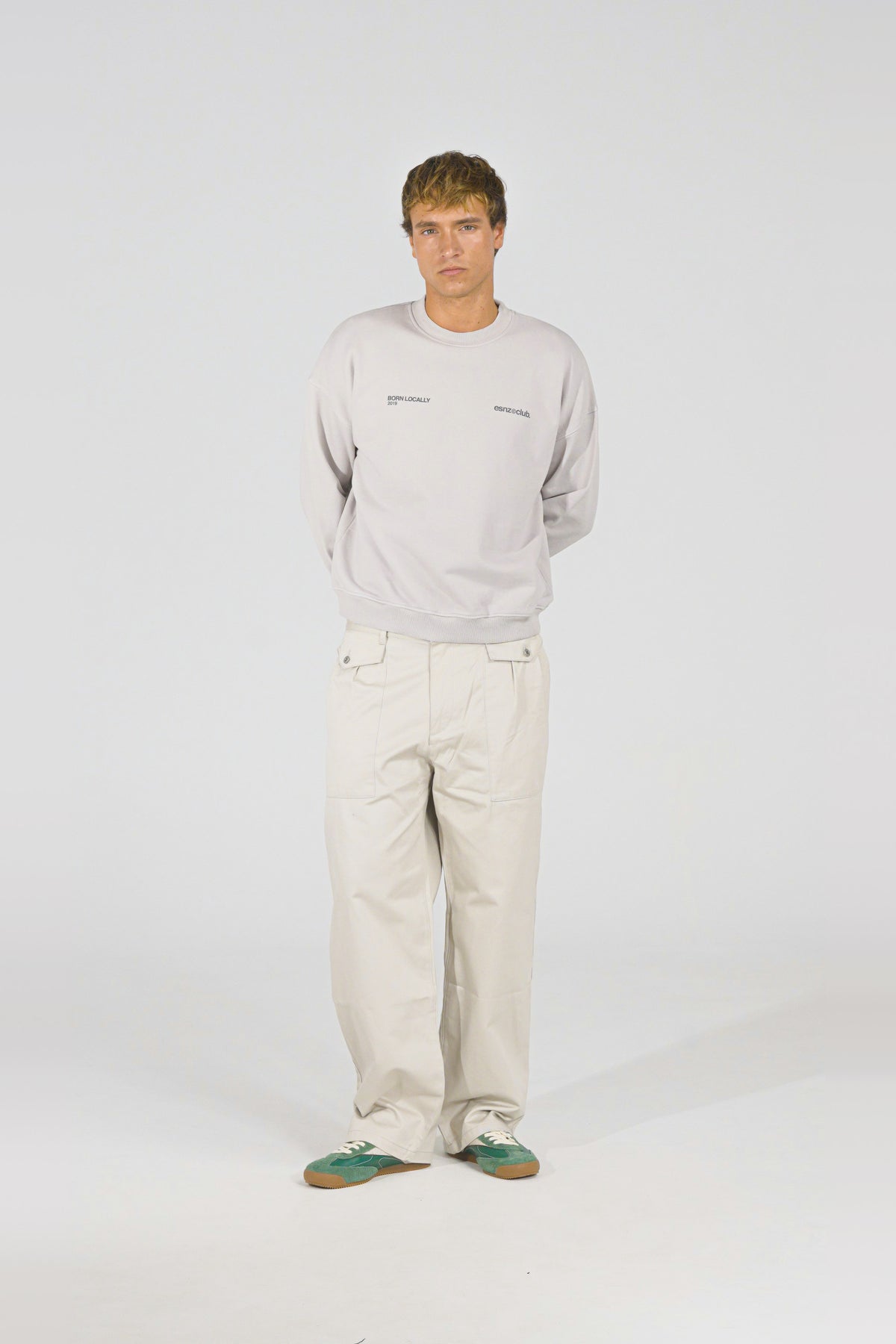 Fog District Crewneck — on model