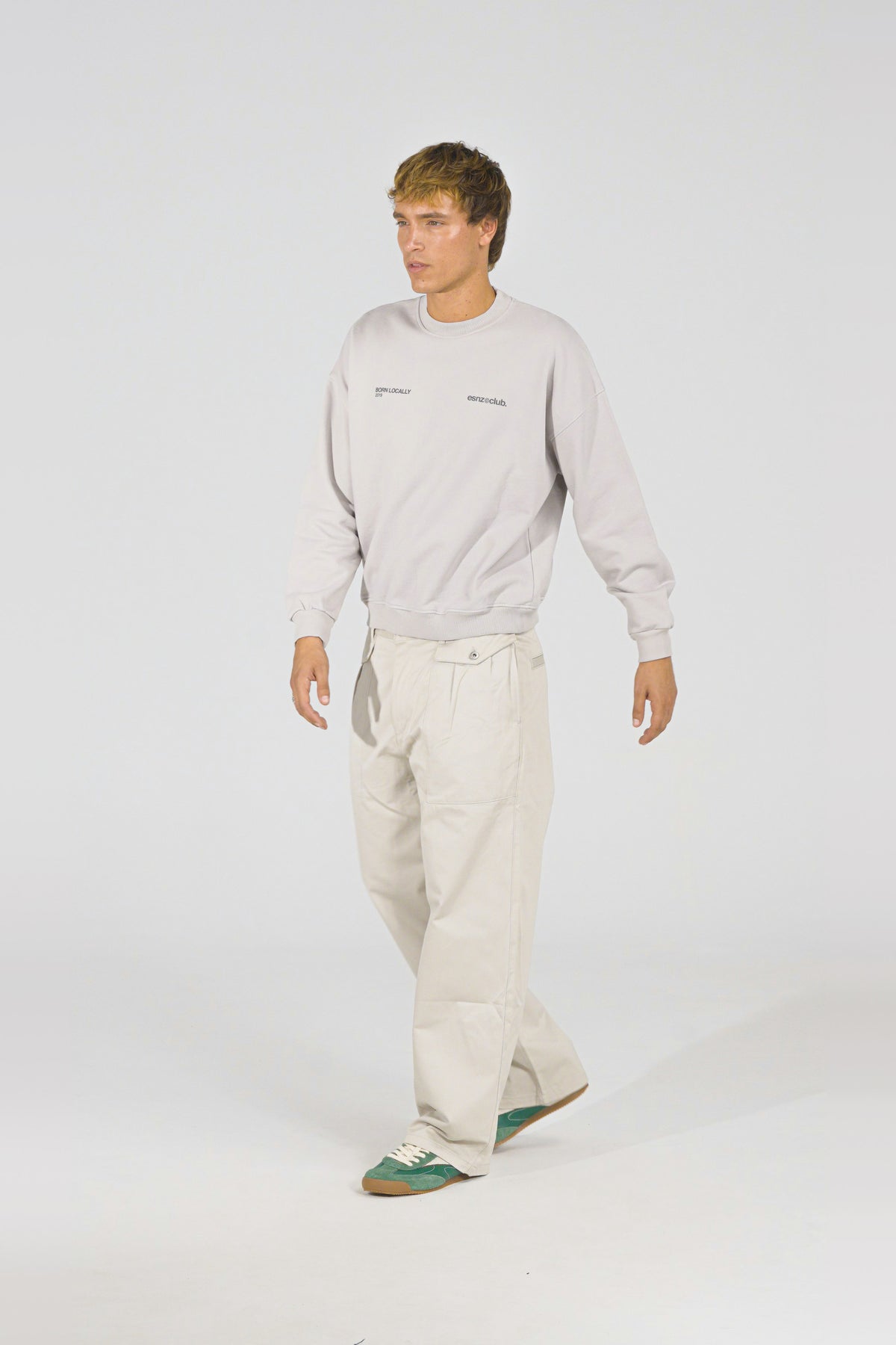 Fog District Crewneck — on model