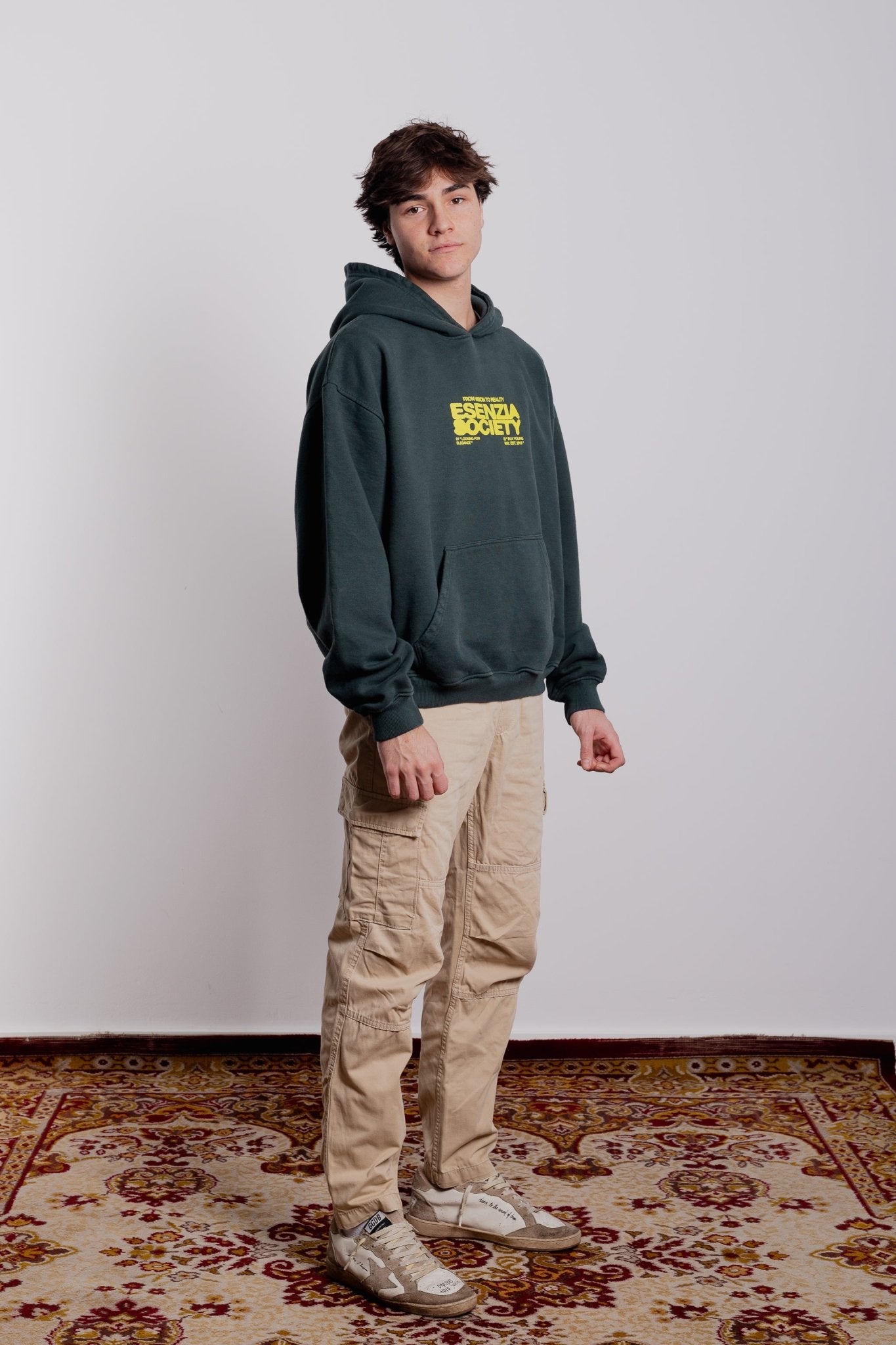 GREEN SOCIETY HOODIE - Esenzia