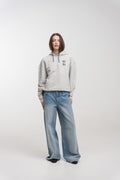 HEATHER POLKA HOODIE