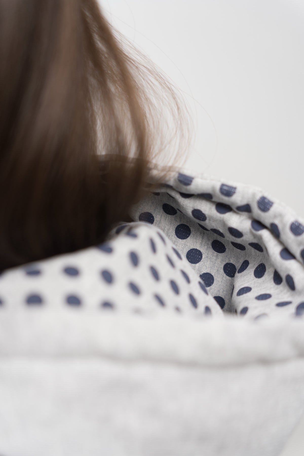 HEATHER POLKA HOODIE