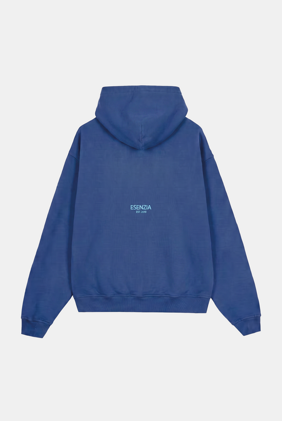 INDIGO WAVE HOODIE