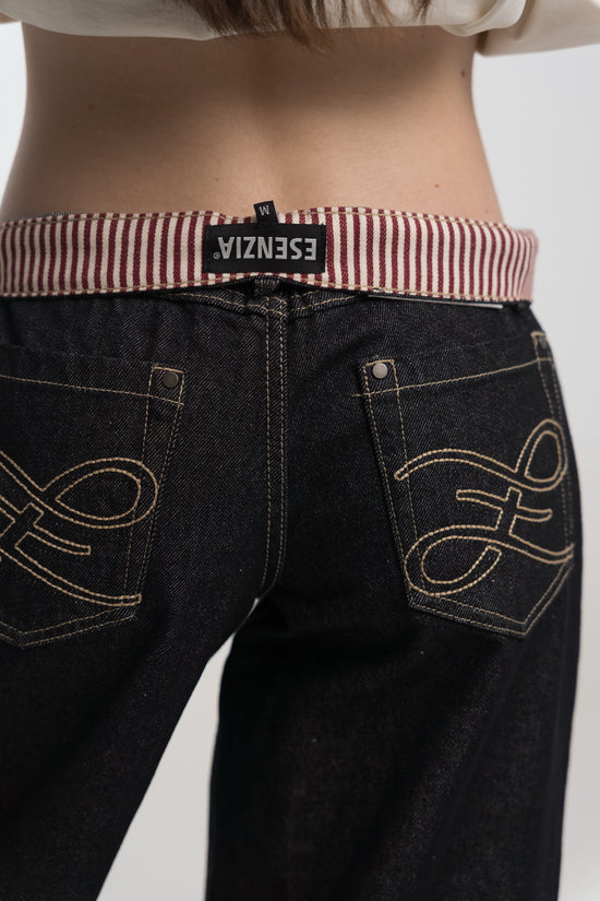 INDIGO RIBON JEANS