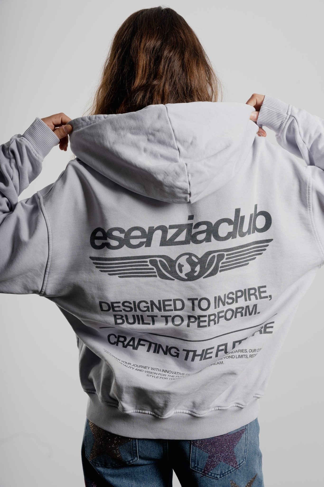 IRON GREY RUSH HOODIE - Esenzia