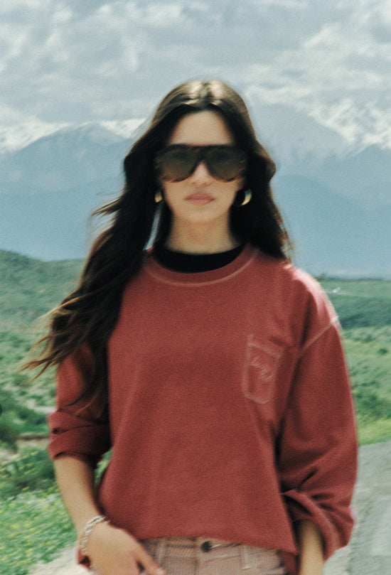 CHERRY STITCH LONGSLEEVE