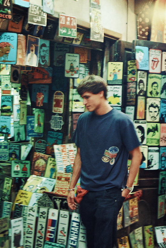 BLUE PATCHES TEE