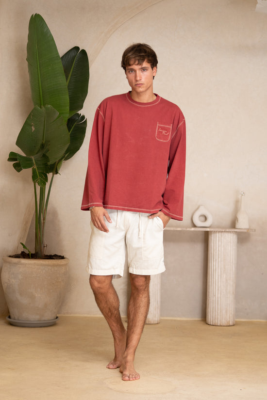 CHERRY STITCH LONGSLEEVE