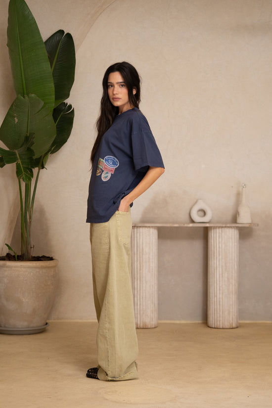 BLUE PATCHES TEE