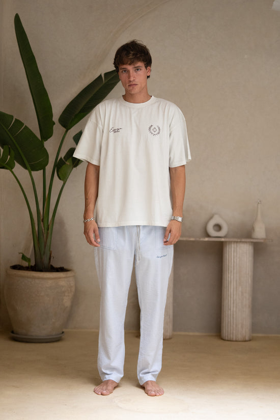 BEIGE LAUREL TEE