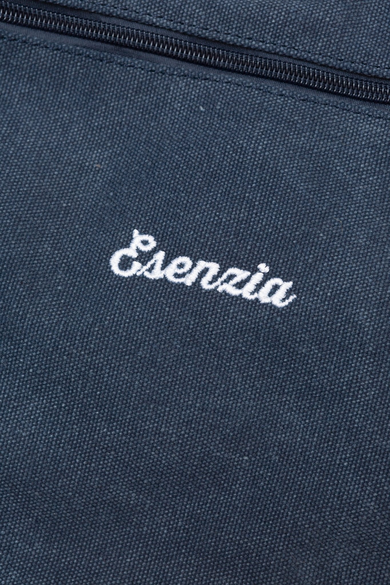 MOCHILA VINTAGE DE LONA AZUL - Esenzia