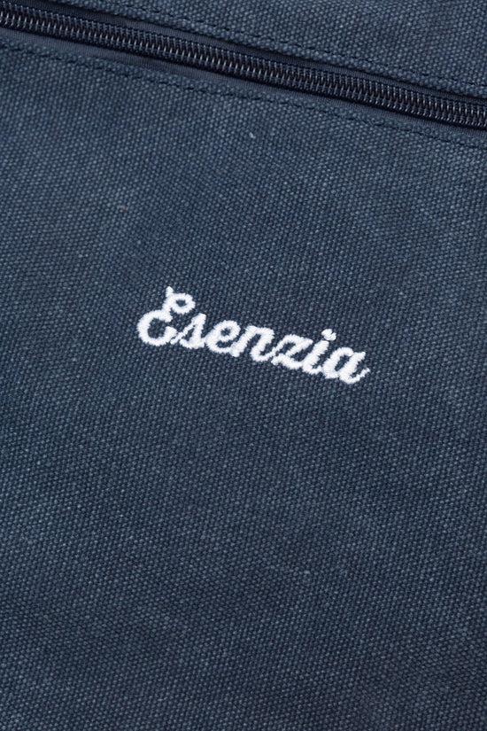 MOCHILA VINTAGE DE LONA AZUL - Esenzia