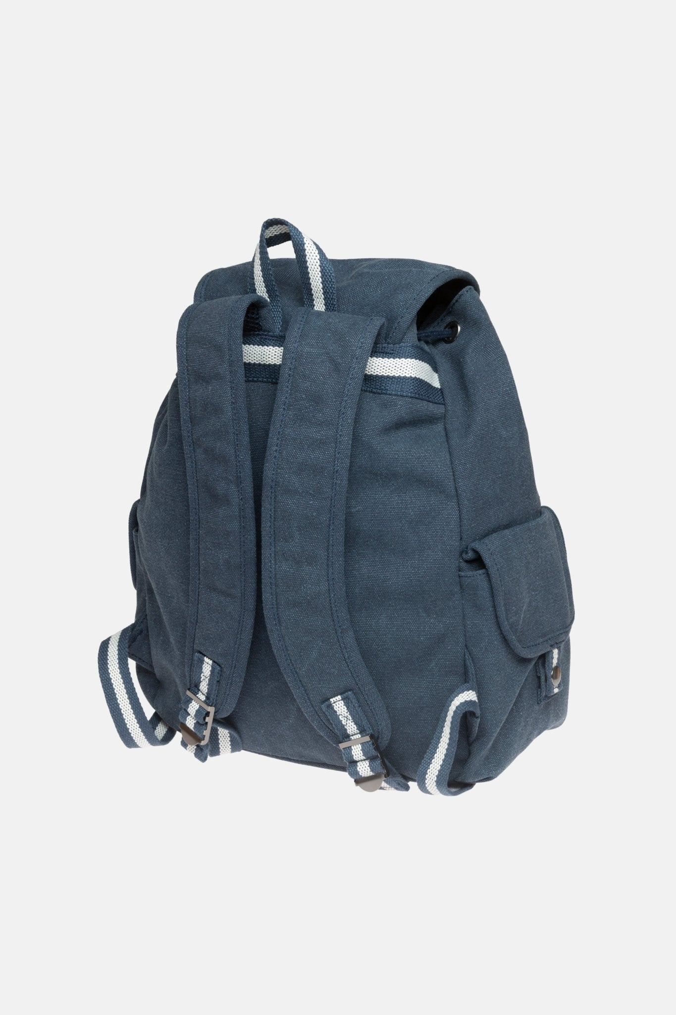 MOCHILA VINTAGE DE LONA AZUL - Esenzia