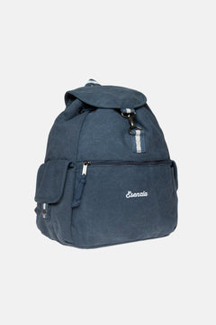MOCHILA VINTAGE DE LONA AZUL
