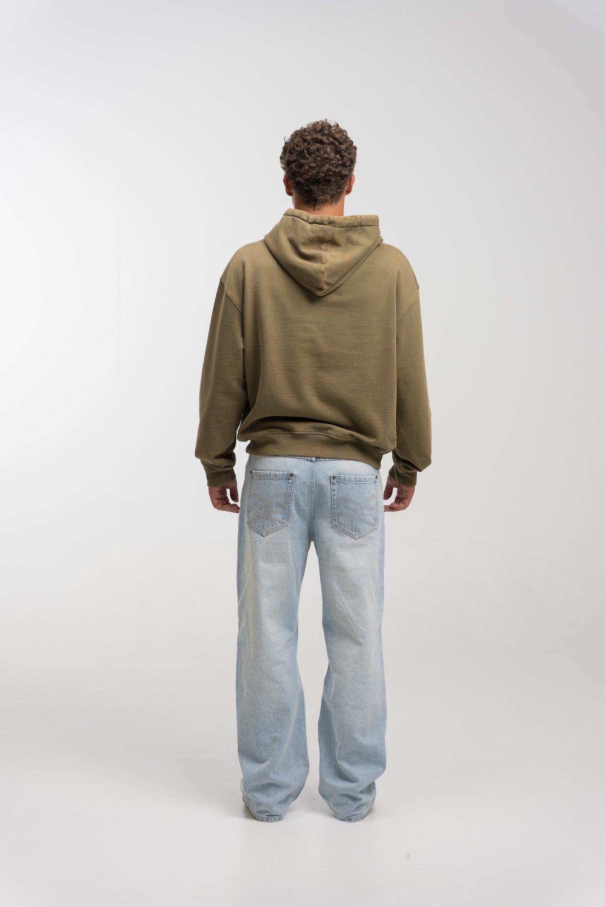 MOSS TARTAN HOODIE