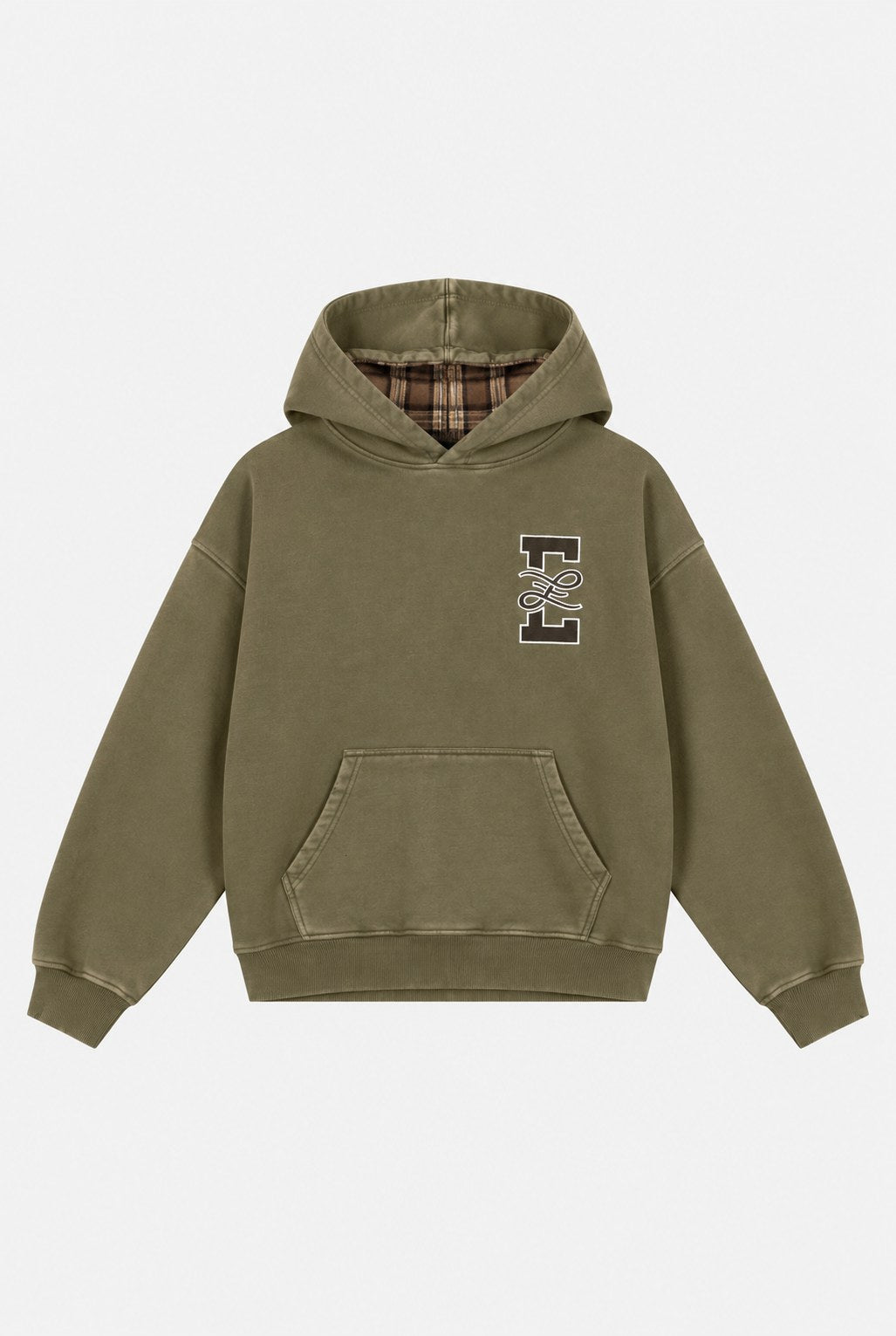 MOSS TARTAN HOODIE · delante (digital, portada)
