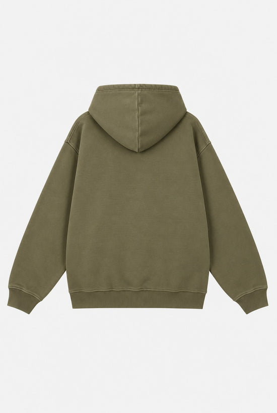 MOSS TARTAN HOODIE · espalda (digital)