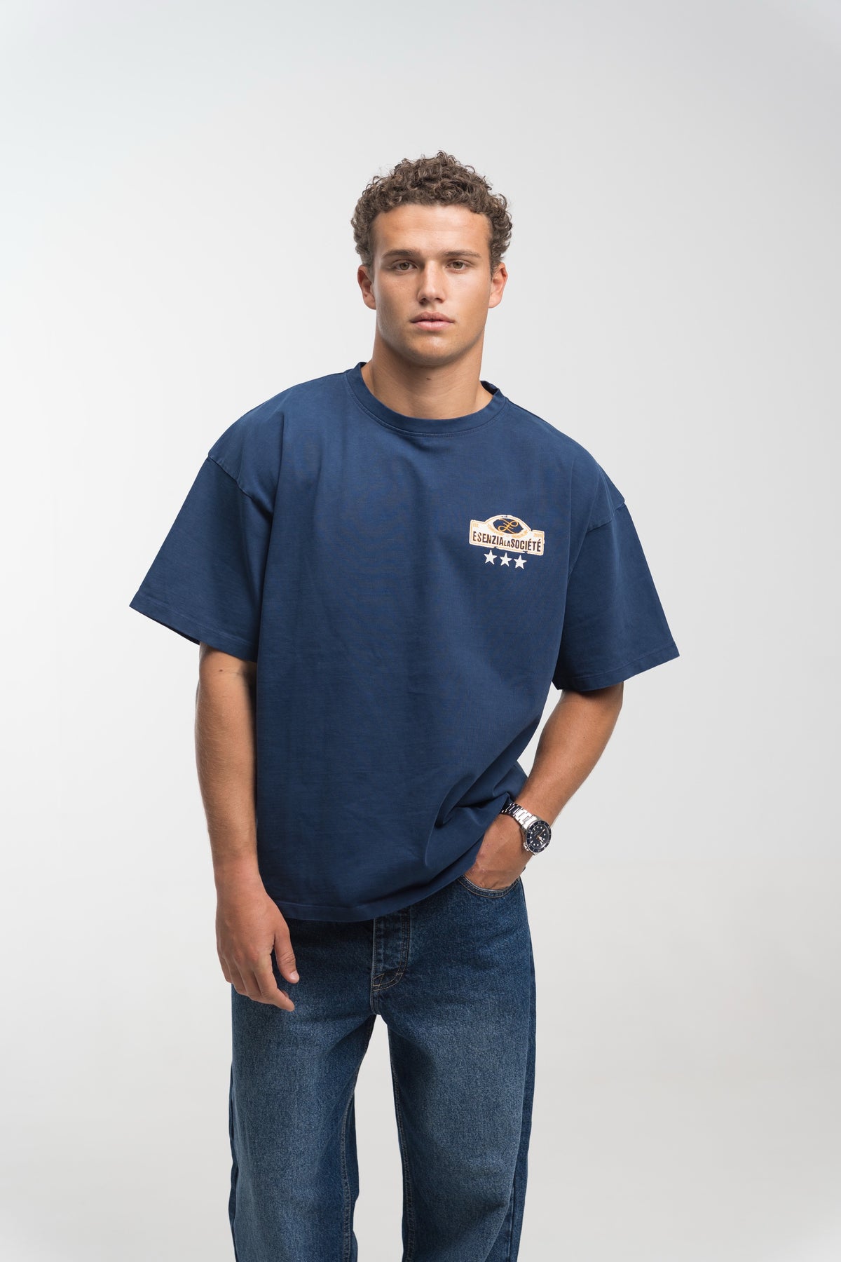 NAVY EMBASSY TEE