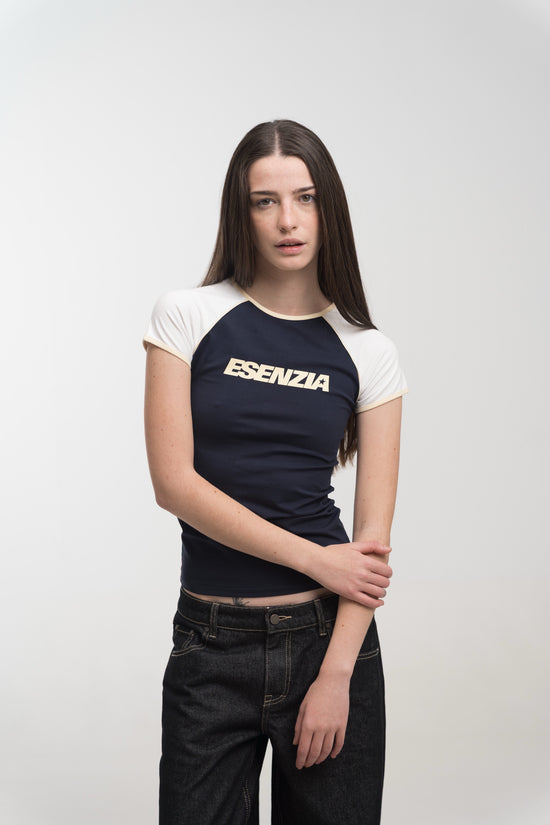 NAVY LEAGUE TEE