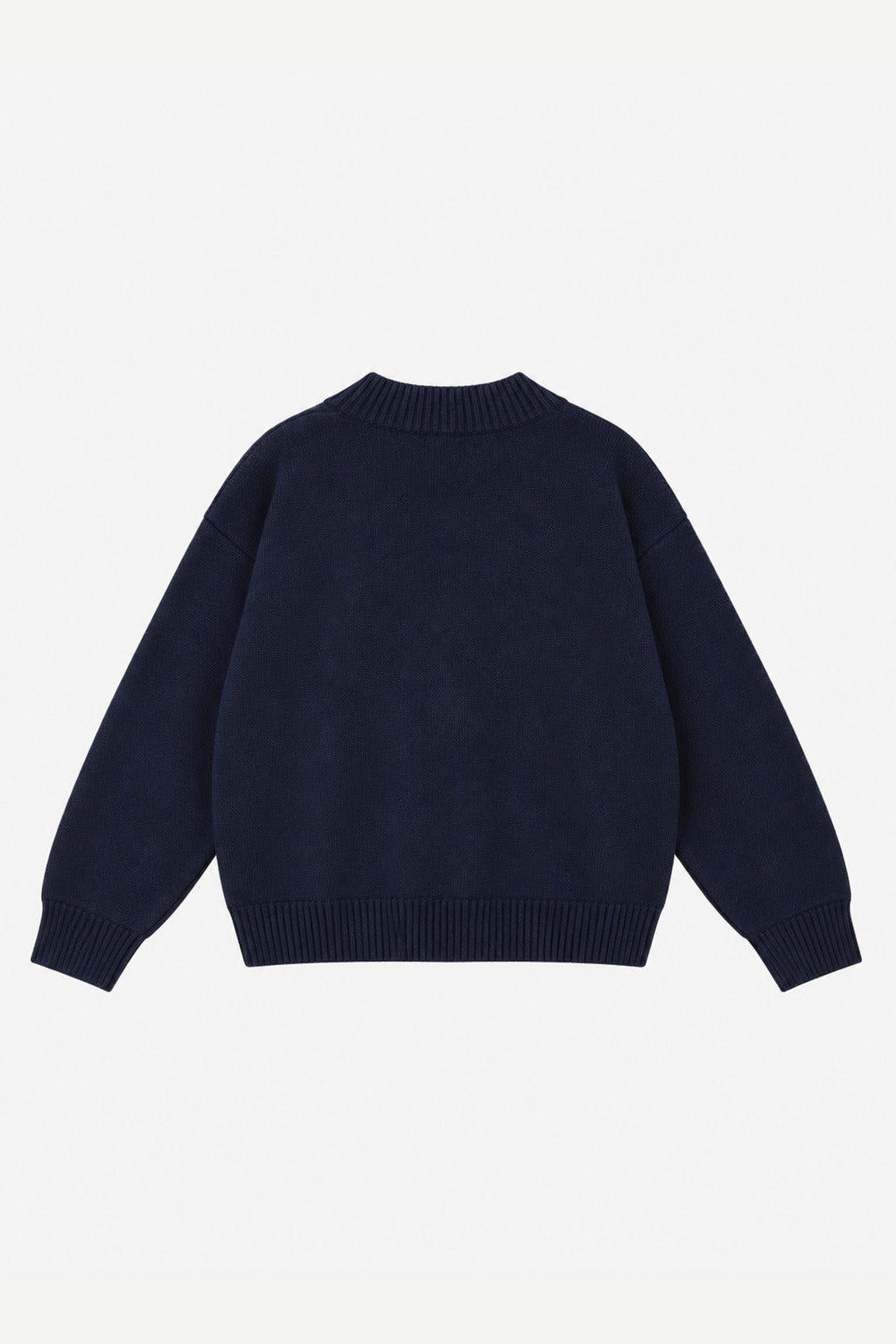 NAVY MERIDIAN KNIT SWEATER · espalda (digital)