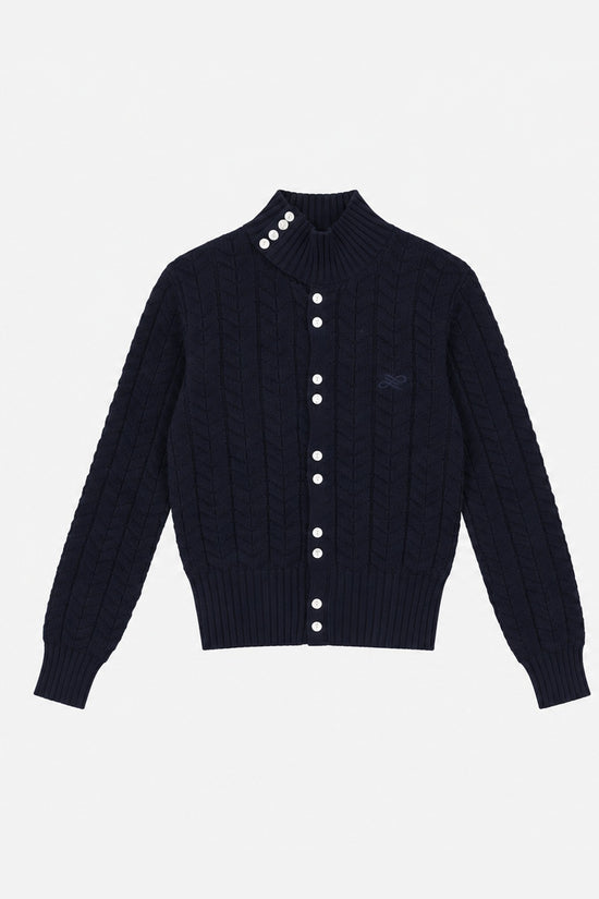 NAVY REGATTA BUTTON KNIT · delante (digital, portada)