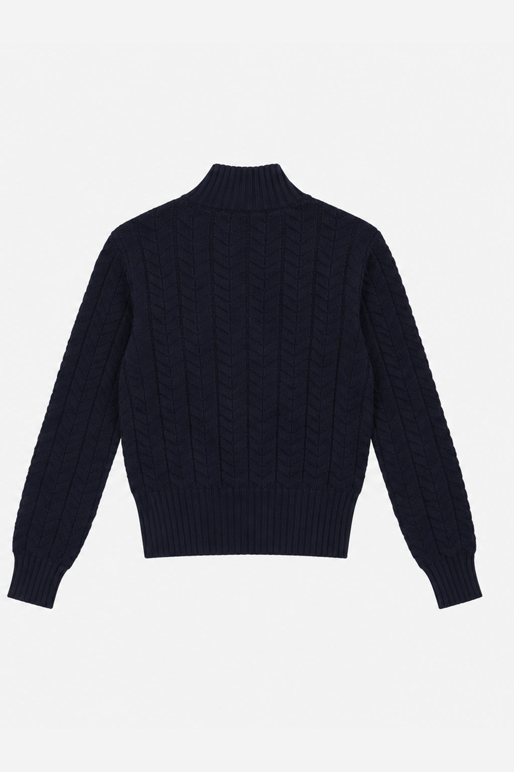NAVY REGATTA BUTTON KNIT · espalda (digital)