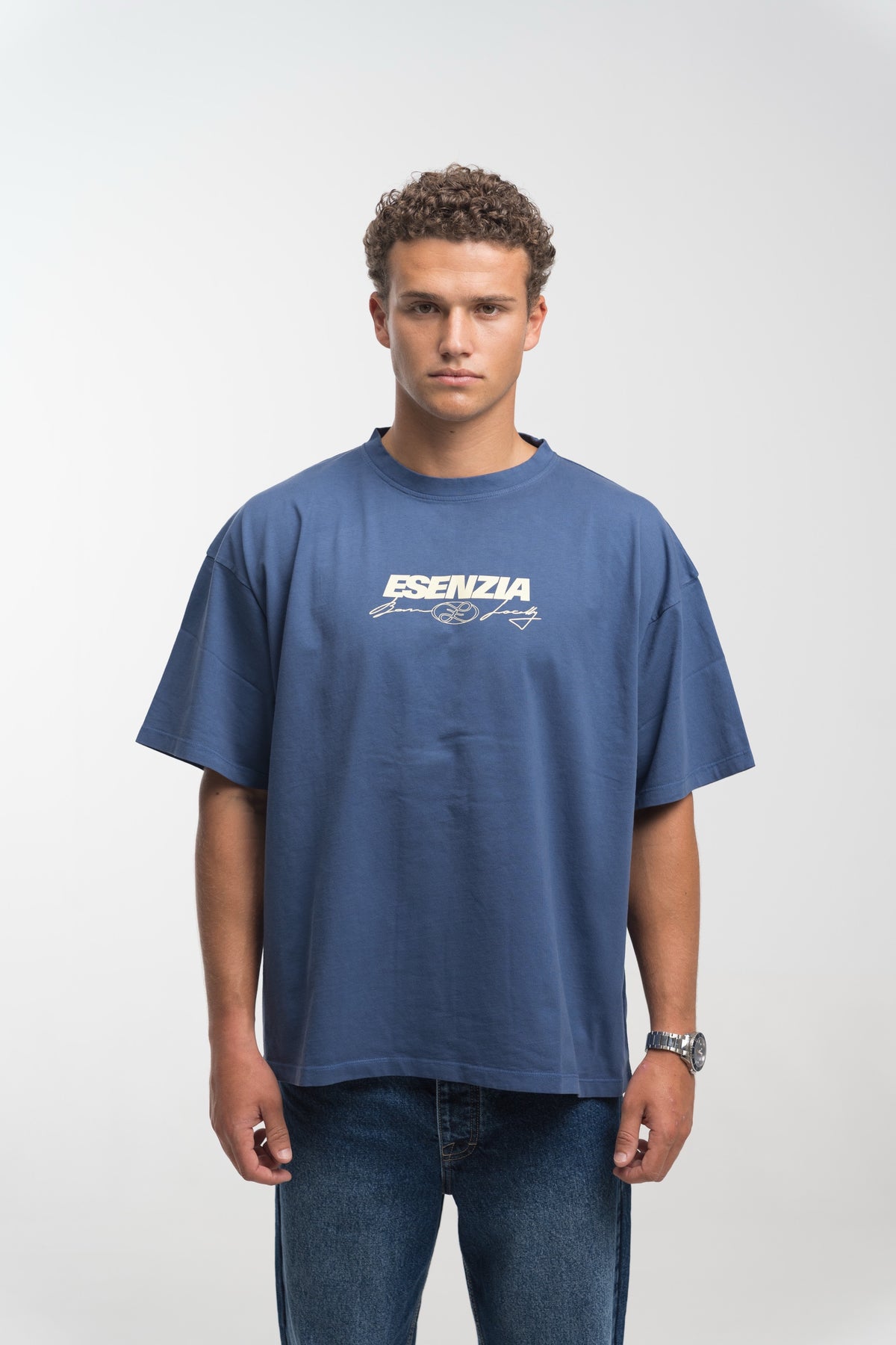 NAVY ROOTS TEE