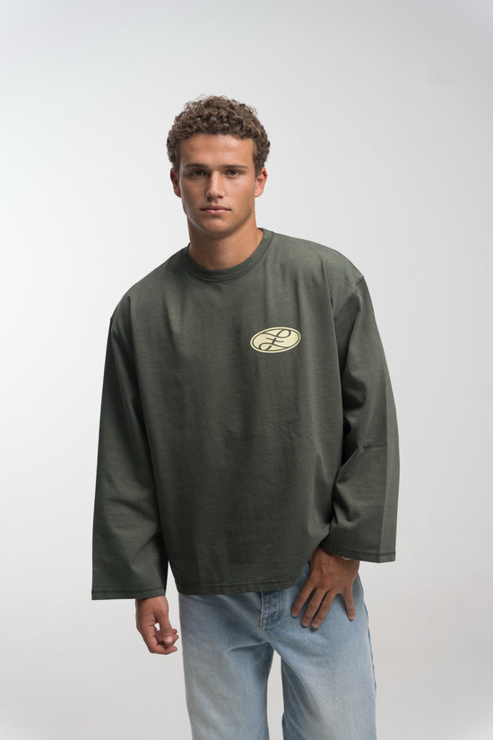 OLIVE PENNANT LONGSLEEVE