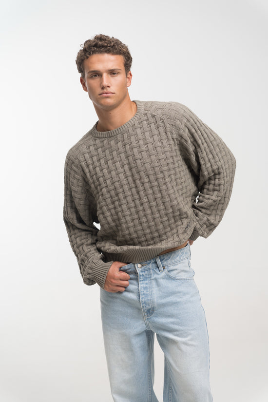 OLIVE TESSERA KNIT SWEATER