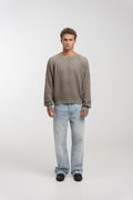 OLIVE TESSERA KNIT SWEATER
