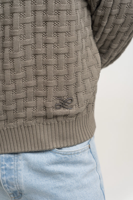 OLIVE TESSERA KNIT SWEATER