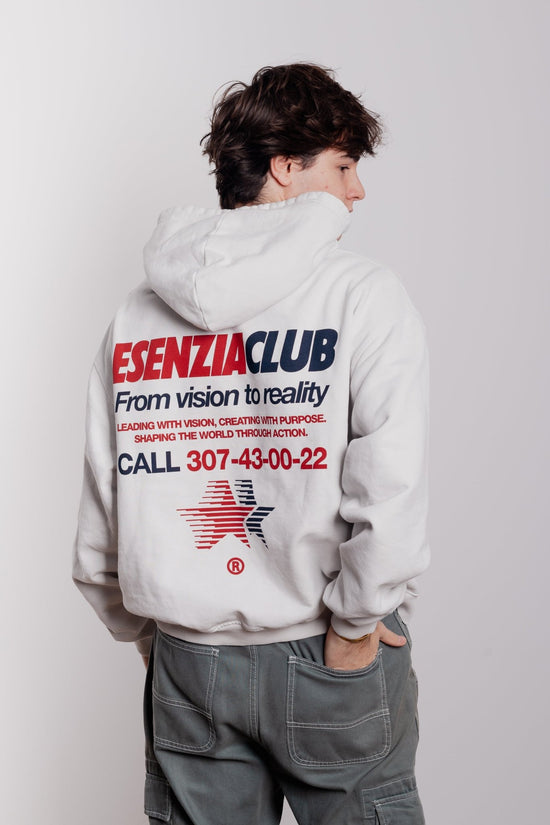 PEARL GREY NOVA HOODIE - Esenzia