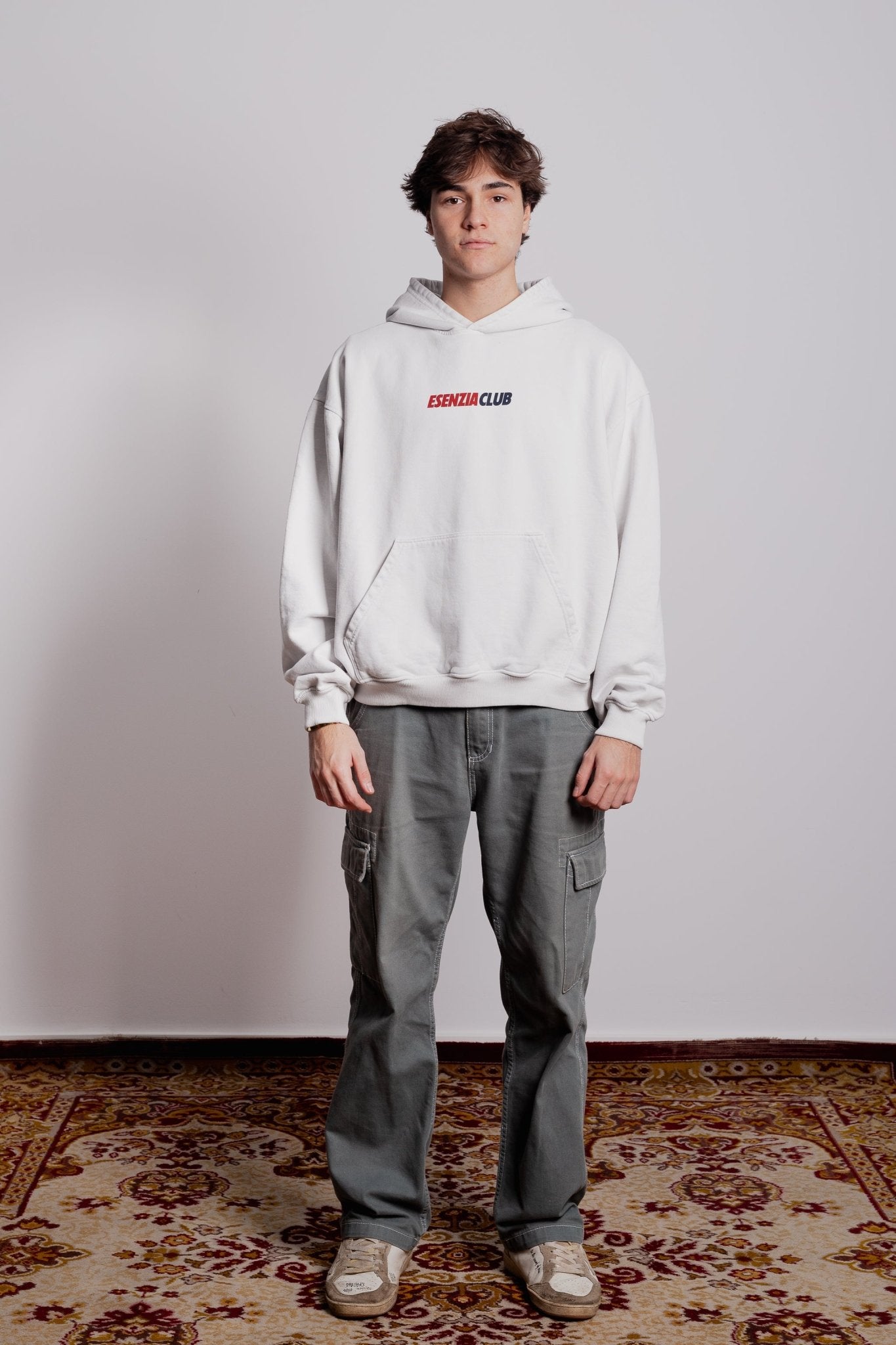 PEARL GREY NOVA HOODIE - Esenzia